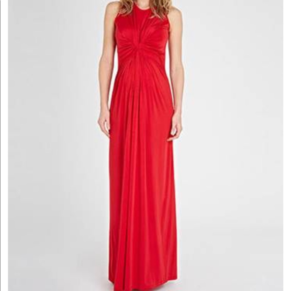 Isabella Oliver Florence Maternity dress / gown red holiday US size 8.